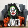 1pc Joker Clown Flannel Throw Blanket Lightweight Soft Warm All Season Blanket for Sofa, Bed, Travel,L1028106