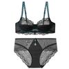 European and American no sponge soft support bra big chest small lift bra thin upper support large size underwear women's CDE cup