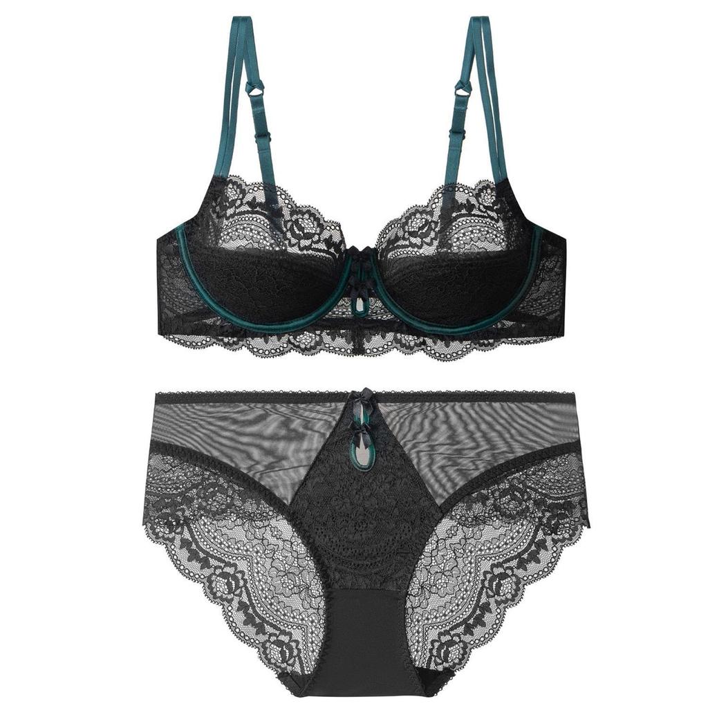 European and American no sponge soft support bra big chest small lift bra thin upper support large size underwear women's CDE cup