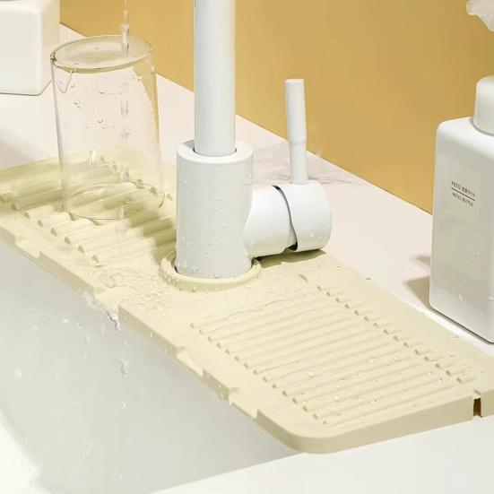 Кухонная раковина, брызговик, силиконовый смеситель, коврик для сушки, губка, держатель для мыла, ванная комната