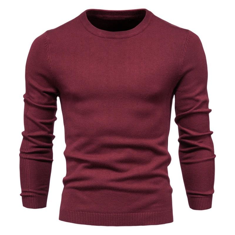 Mens Turtleneck Knit Sweater Casual Long Sleeve Pullover Fall Winter Slim Fit