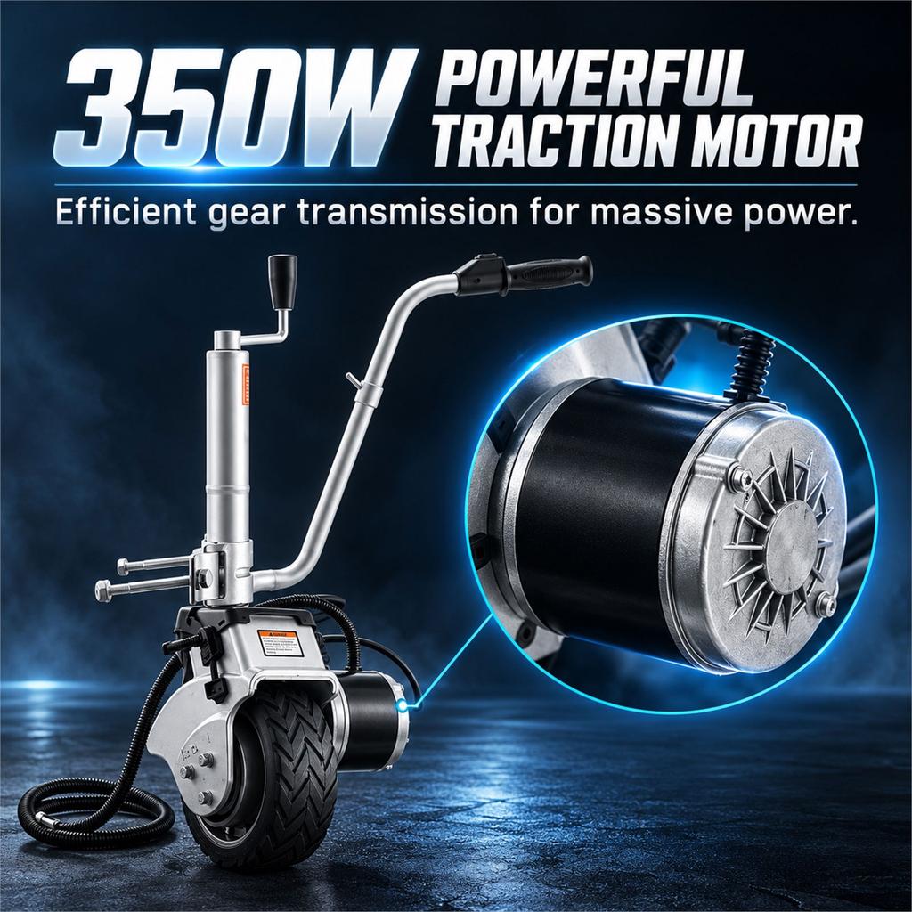 SIHAO Motorized Jockey Wheel Trailer Mover 5000 lbs Max Vehicle Load