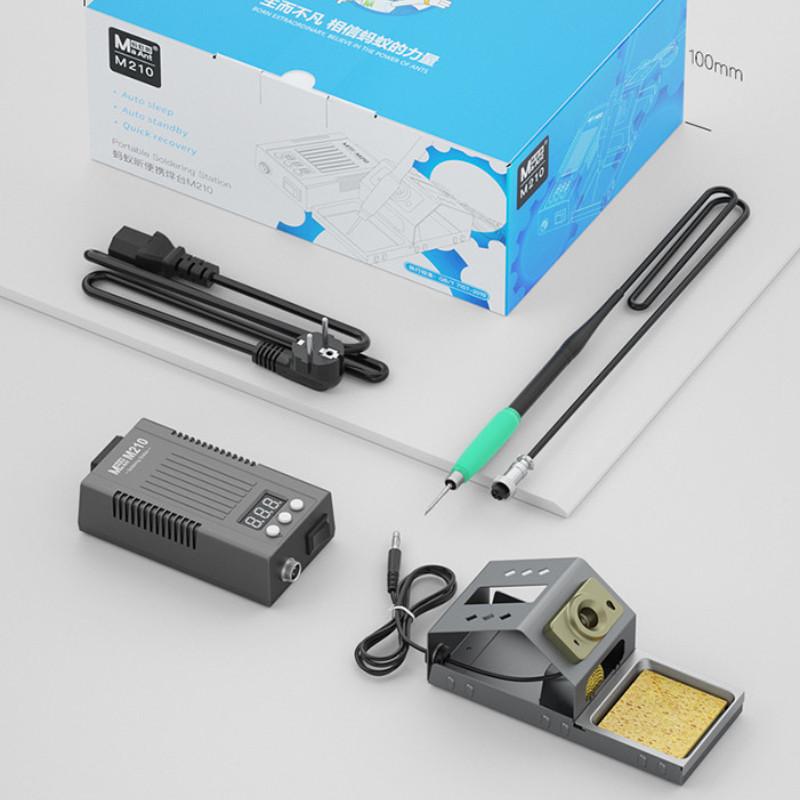 M210 Прецизионная Портативная Сварочная Станция Маленькая Умная Паяльная Станция Мобильный Телефон PCB IC Ремонт Сварочные Инструменты