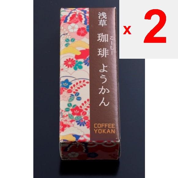 Asakusa Mugitoro Кофе Ёкан 50г [Японские сладости]. Вагаси