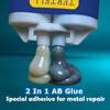 1PC Metal Repair Paste 2 In1 Industrial A B Caster Glue Heat Resistant Sealant Repair Agent 50g