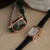 Women'S Oval Leather Watch Simple And Elegant Retro And Artistic A Unique Timepiece Suitable For Women A Perfect Gift For Women.