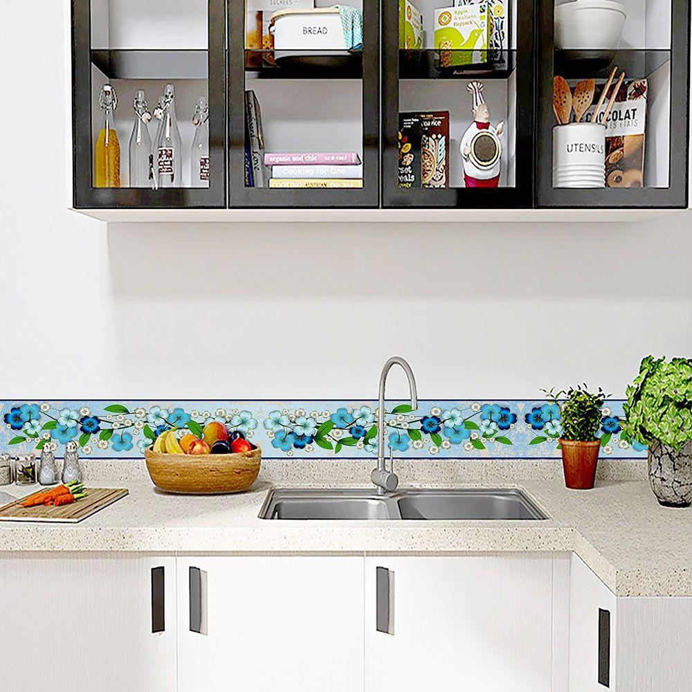 Waterproof Skirting Line Self Adhesive Baseboard Wallpaper Wall Sticker  Kitchen