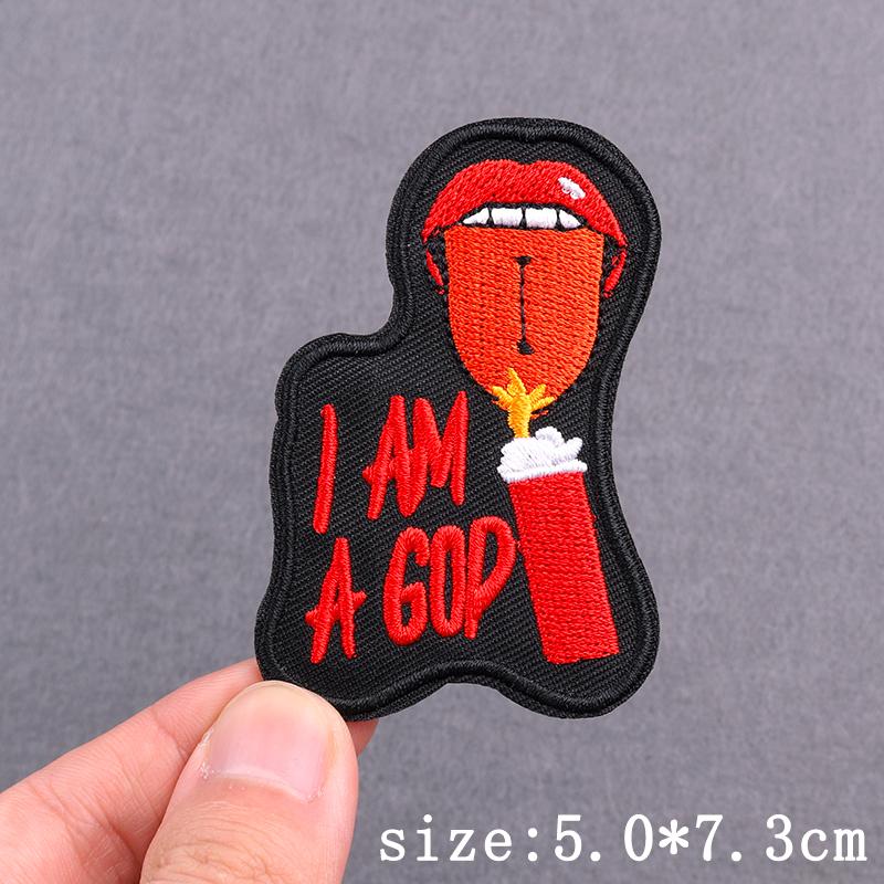 Нашивки с вышивкой в виде черепа в стиле панк на одежде, хип-хоп, сексуальные, термоклеящиеся, нашивки с надписью «Любовь» для декора одежды