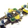 [C8460] - Designer Bracelet 'Les Romantiques' Green Yellow