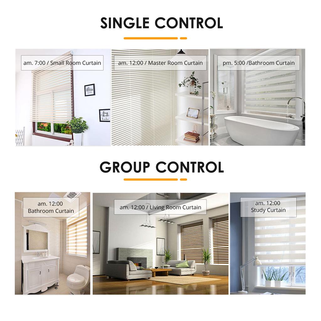 Zigbee Control на солнечной энергии, привод умных жалюзи, моторизованный цепной ролик, жалюзи с голосовым управлением