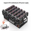 Open Air Mining Rig Frame Computer Case Holder For 8 GPU Graphic Card Coin Miner