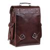 Men's Women's Vintage Brown Genuine Leather Backpack Bag Laptop Satchel Rucksack