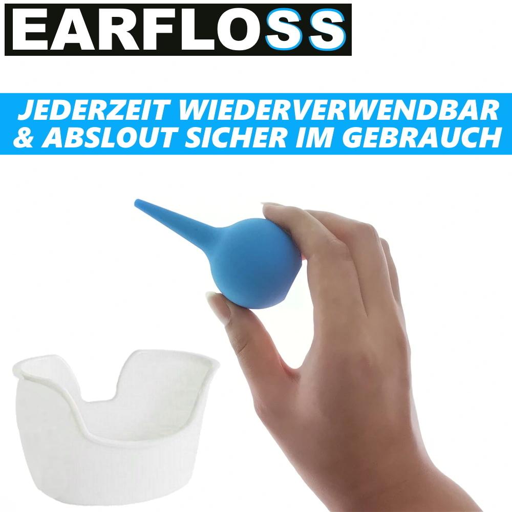 EARFLOSS набор для промывания ушей ушной шприц очиститель ушей средство для удаления ушной серы ухо