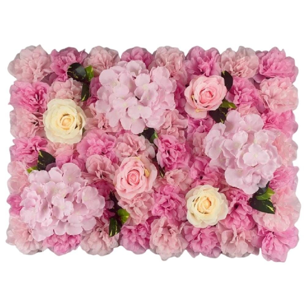 60x40 см Искусственные Цветочные Панели для Стен Ручная Работа Шелковые Розы Стена Цветов Уличные