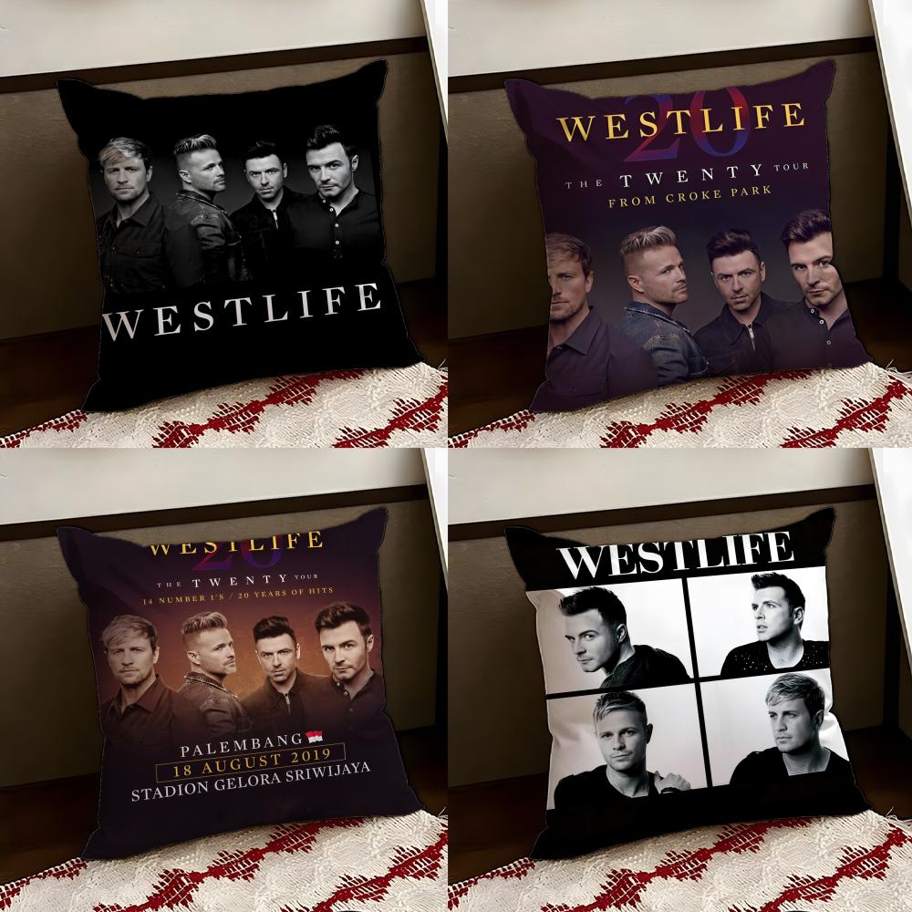 WWestlife The Twenty Tour Cushion Cover Reversible Soft Durable Pillow Cover Home Car MultiScene Use for Daily Comfort
