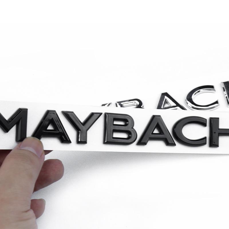 Наклейки с буквами MAYBACH для автомобиля Mercedes Benz MAYBACH S400L S580 GLS600, модификация, большой логотип на задний багажник, маленький размер AY1, автомобильные аксессуары