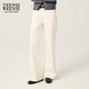 Teenie Weenie Women's High-Waist Straight-Leg Casual Pants