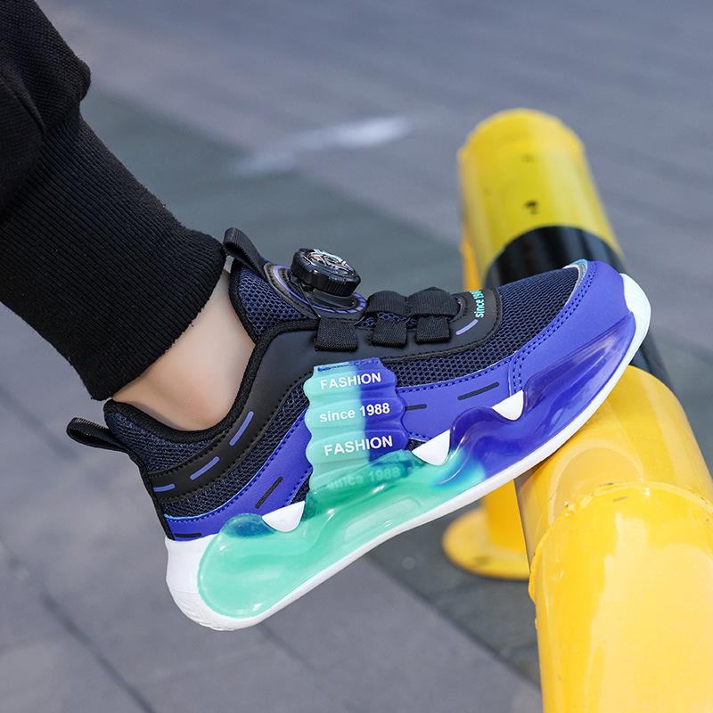 Boys shoes 2025 spring and summer new mesh breathable student casual boys running shoes children's sports shoes