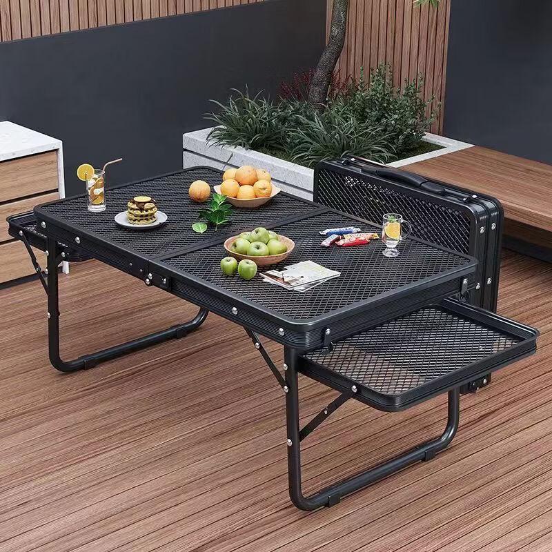 ZISIZ Outdoor Iron Mesh Folding Table