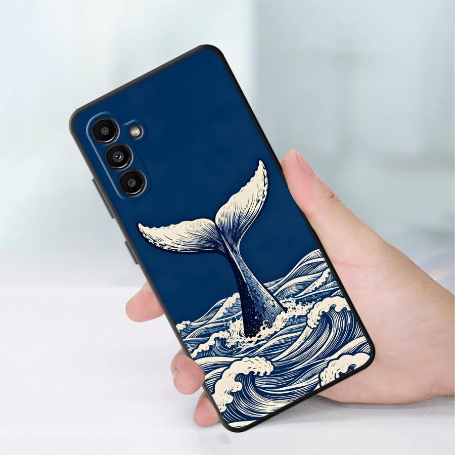 Чехол для телефона для Samsung Galaxy A57 A26 A37 A22 A23 A73 A51 A52 A36 A25 A53 A35 A32 A55 A24 A72 A71 Креативный Морской