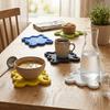 Thickened Mug Pad PVC Material Cup Mat Stain‑resistant Drink Coaster  Office Desktop Table