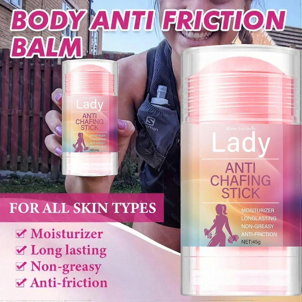 Cooling Anti-Chafe Stick, Anti Chafe Balm, Unisex No Chafing Stick for Thighs, Underarms, Feet, Butt Moisturizing, Repairing, Portable