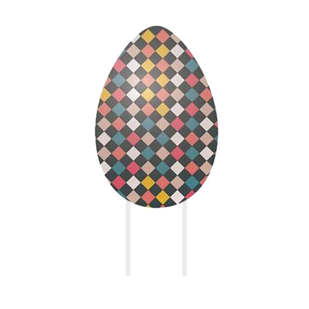 Пасхальные украшения, открытый кролик, цыпленок, яйца, двор, знаки, садовый декор