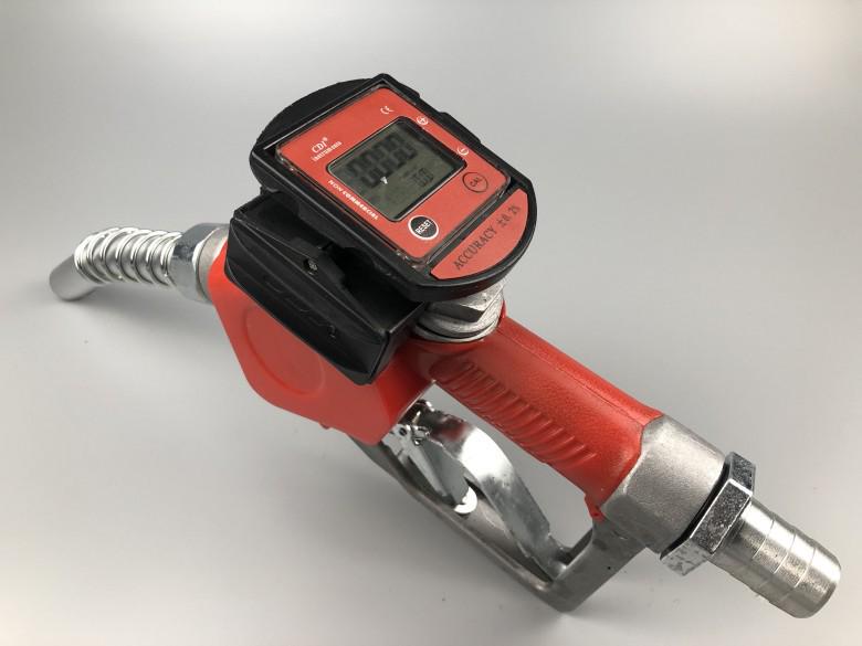 Electronic Auto-Cut Fuel Nozzle: Self-Sealing, Adjustable for Diesel/Gasoline