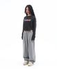 AMES-WORLDWIDE Basic Logo Longsleeve Tee Charcoal