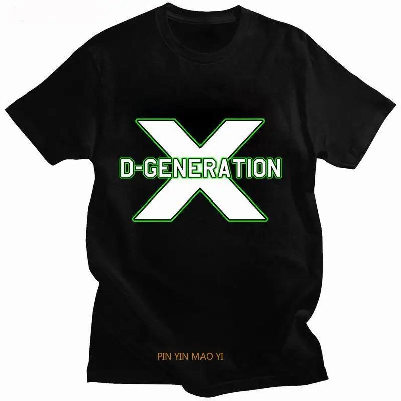 Dx D Generation X Wrestling T-shirt Men Clothing AEW Logo Tshirt American Wrestlers Compete T Shirt Mans Clothing Tops OT-005