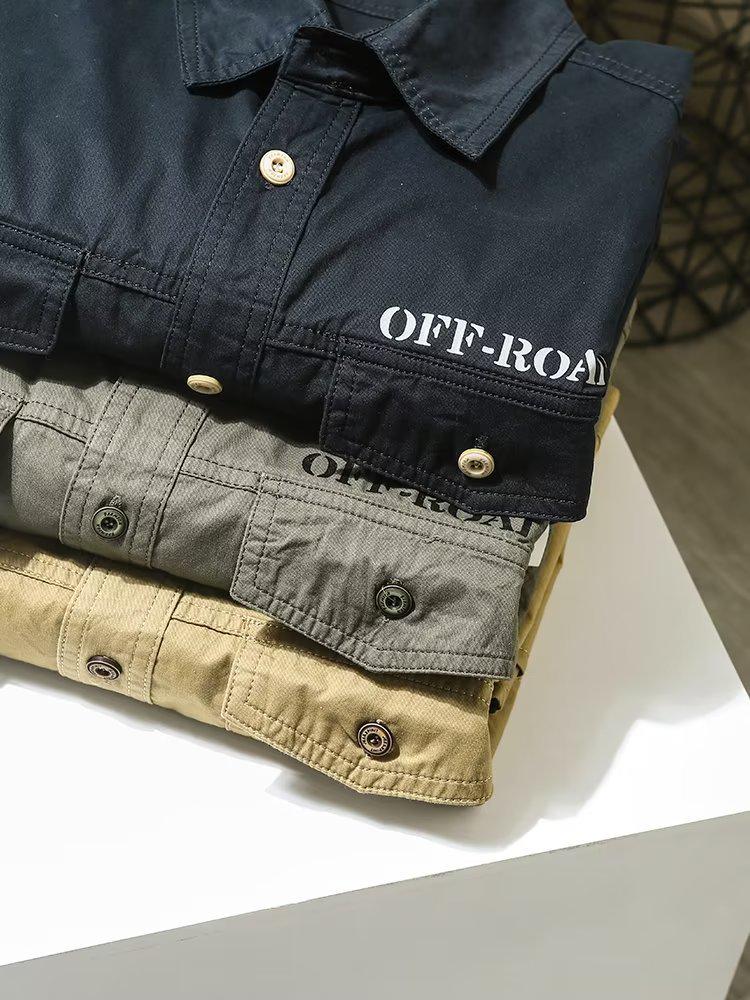 Men's Casual Solid Color Short-Sleeve Lapel Shirt