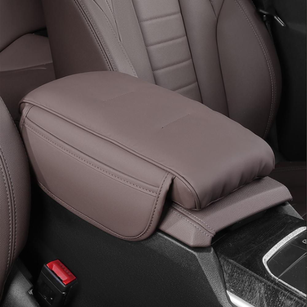 PU Leather Car Arm Rest Box Luxury Style Elbow Support Cushion Vehicle Accessories