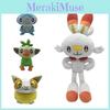 Набор плюшевых игрушек Pokmon Sword And Shield Пылающий кролик, Плачущая ящерица и Стучащая обезьяна Мультяшные мягкие игрушки