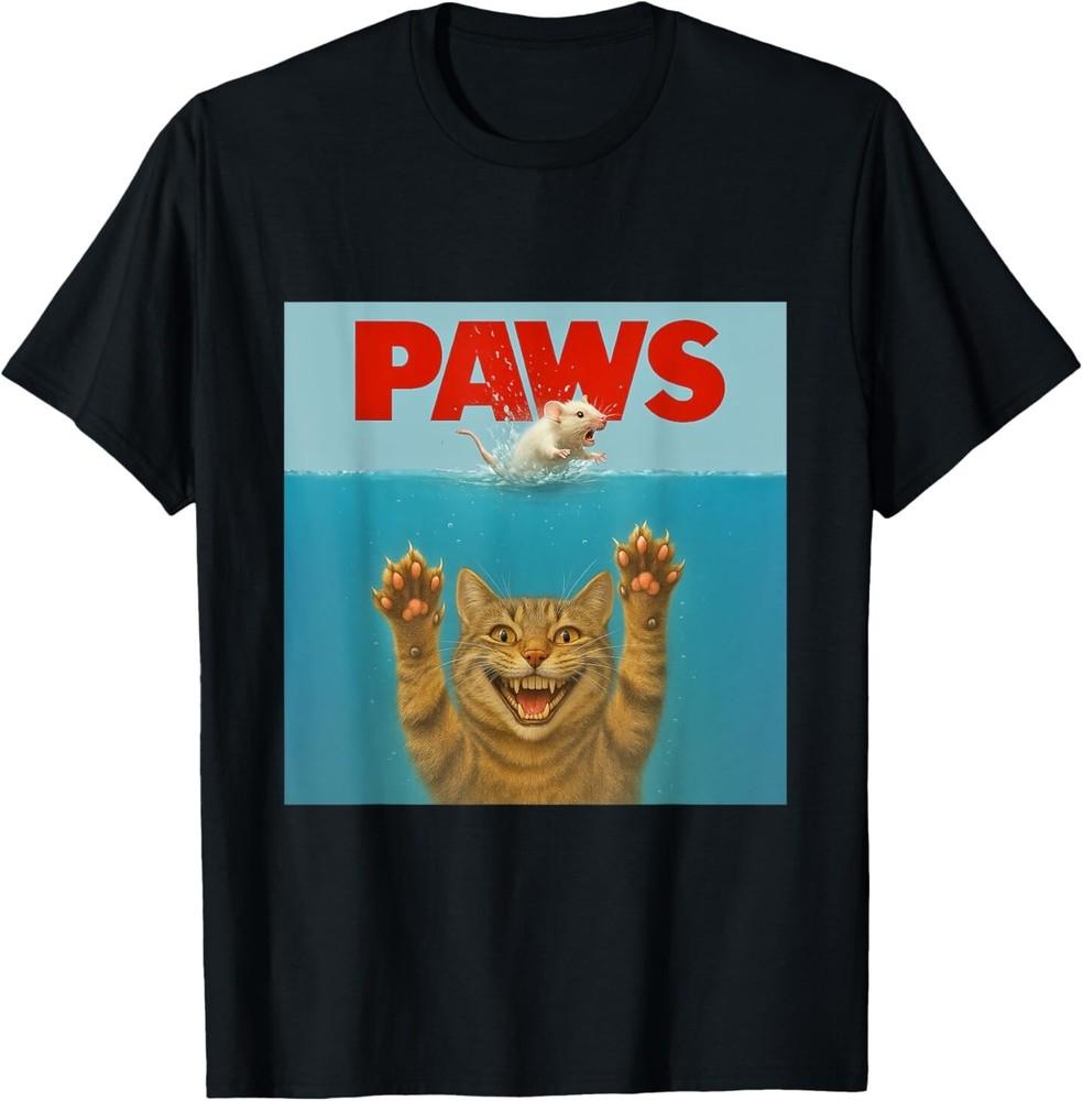 Funny Cat Mouse Paws T-shirt