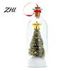 Snowflake Holly Ornaments Recordable Christmas Tree Message in A Bottle, Voice Recording Holiday Keepsake Decorative Ornament for Entryway with