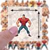 35pcs-70pcs Decals Power Muscle Men Stickers Cartoon Stickers Character Stickers For Car Sticker Suitcase Phone