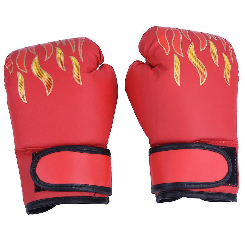 Verdant Touch Child Grappling Gloves Child Boxing Fighting Gloves, Red Sandbag Boxing Gloves for Kids Punching, Sparring, Kickboxing, Muay Thai,