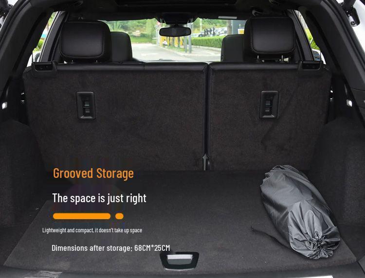 Cadillac XT5 SUV Inflatable Rear Seat Mattress for Trunk Sleeping and Camping