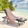 1pc Colorful Zigzag Pattern with Vibrant Tones 2D Printed Microfiber Beach Towel, quick dry super absorbent. Great for beach