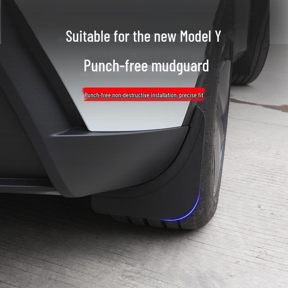 Специальные брызговики без сверления для Tesla Model Y