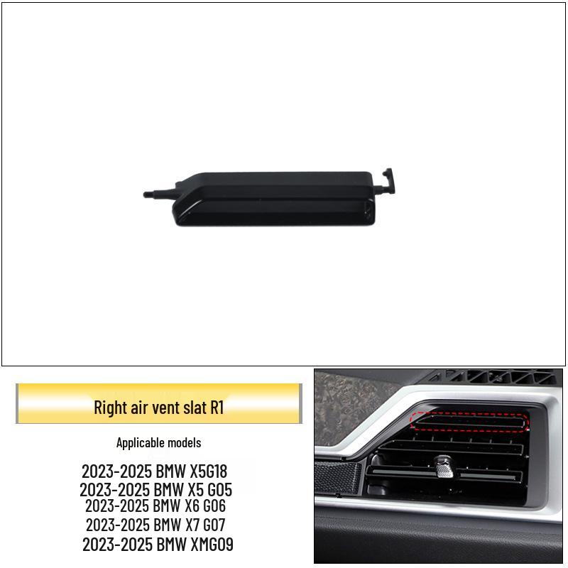 Комплект для ремонта воздуховодов BMW X5/X6/X7: Вал ручки регулировки и рамка панели