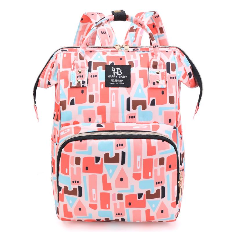 Многофункциональная сумка для мамы, рюкзак для мамы и ребенка с принтом, новая модная дорожная повседневная сумка, разделительная сумка для хранения влажной и сухой воды