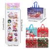 Набор реквизита для украшения и хранения рождественских подарков 33x25x17см Нетканые сумки с 3D наклейкой-пузырем Сувенир для вечеринки Карнавальный подарок ZYF
