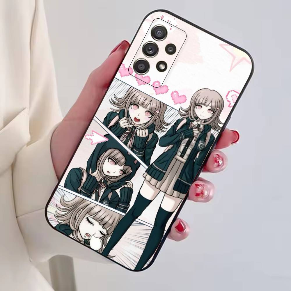 Чехол для телефона Danganronpa C-Чиаки Нанами Черный Силиконовый Мягкий Для Samsung S25,S24,S21,S22,S23,S30,Ultra,S20,Plus,Fe,Lite