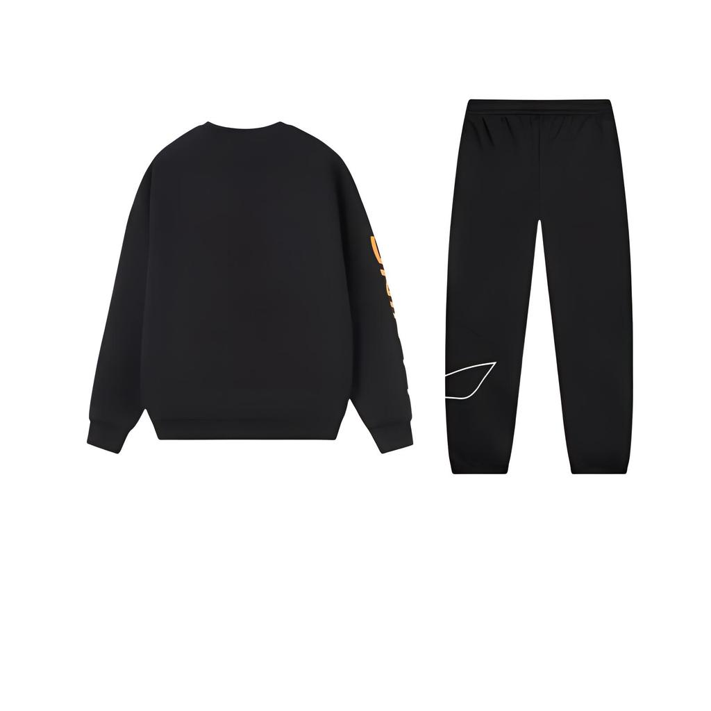 Li Ning Casual Fleece Lined Sports Suit Unisex Black AKLTD71-1+AWDRF44-1