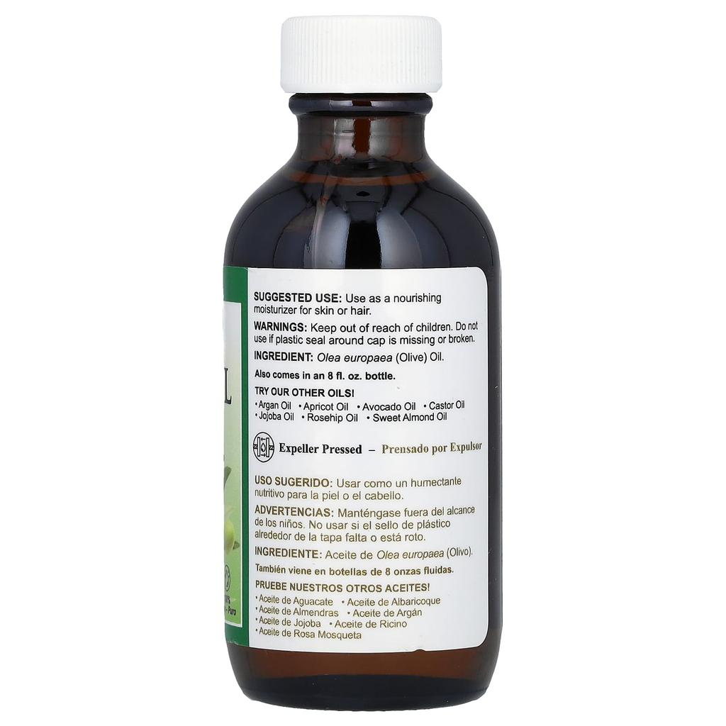 100% Чистое оливковое масло, 59 мл(2 жидких унции)