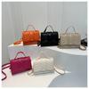 2024 New Style Spring Shoulder Bag Chic Chain Crossbody Bag Simple Personality Handbag Women's Bag