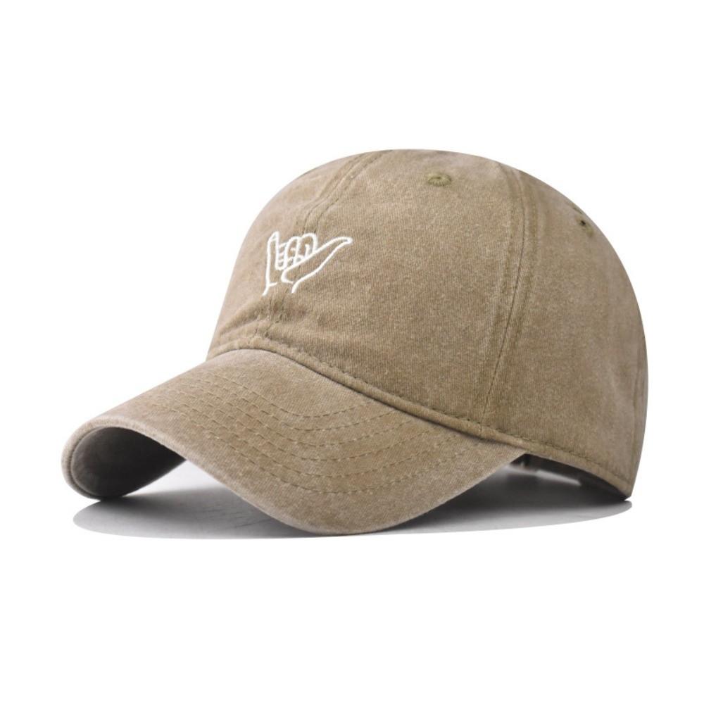Washed Cotton Peaked Cap Hip Hop Streetwear Hats Casual Dad Hat For Man Women Unisex