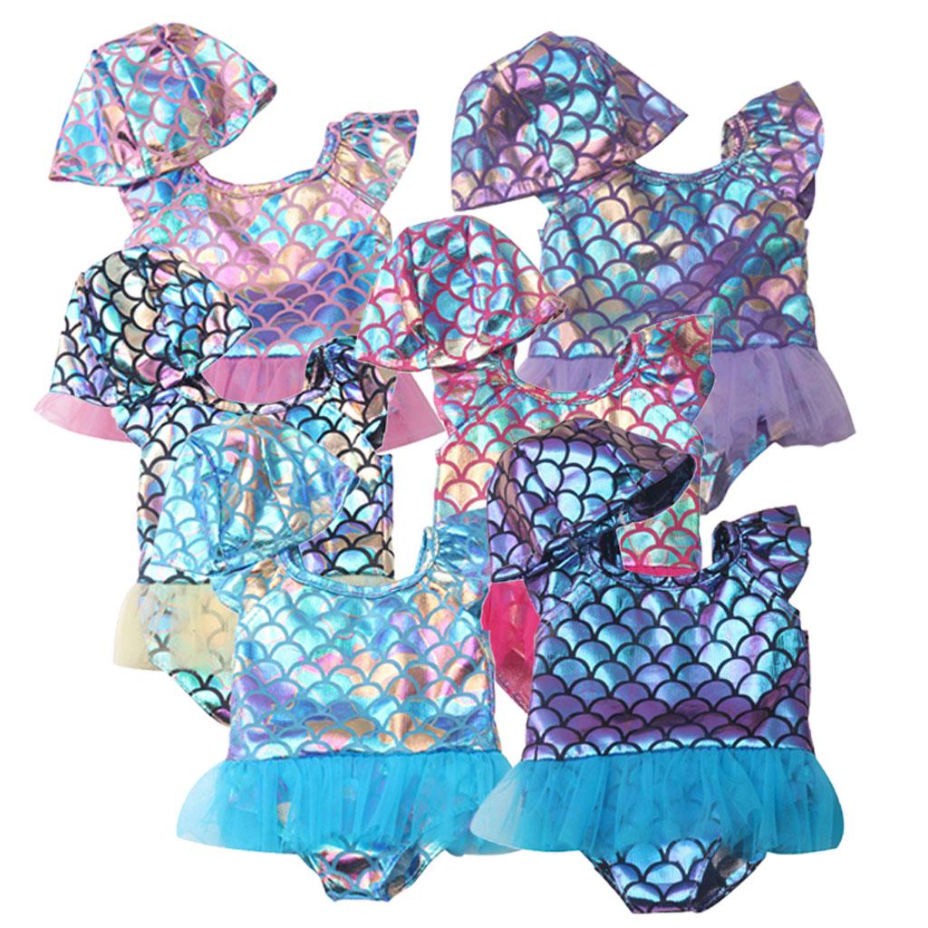 Одежда купальник и панамка для кукол размером 43 см