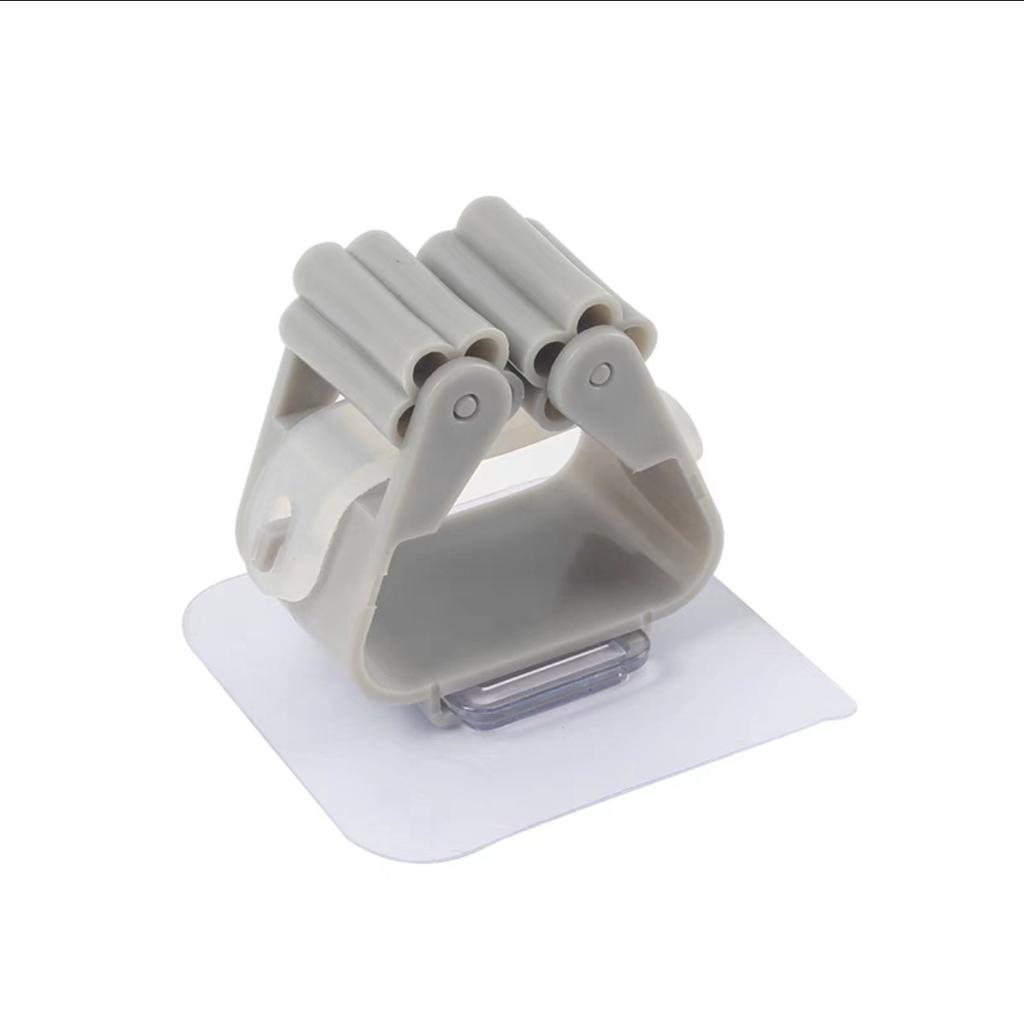 4 шт. Крючок для швабры без пробивного зажима для метлы с сильной магией и без следов настенная полка с клеевым крючком